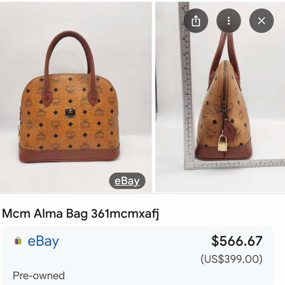 MCM cognac alma handbag - Picture 11 of 11